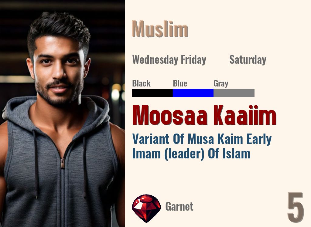 Moosaa Kaaiim