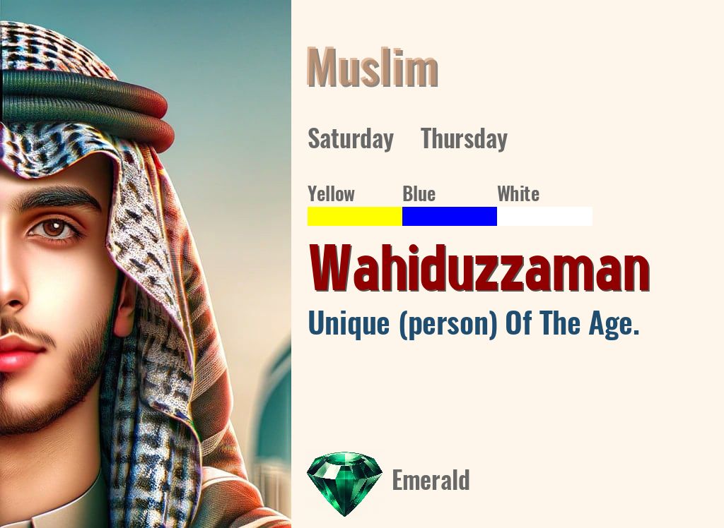 Wahiduzzaman