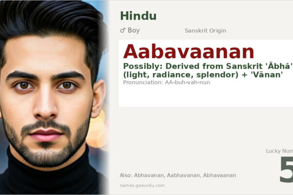 Aabavaanan Meaning — Origin, Gender & Details (2025)