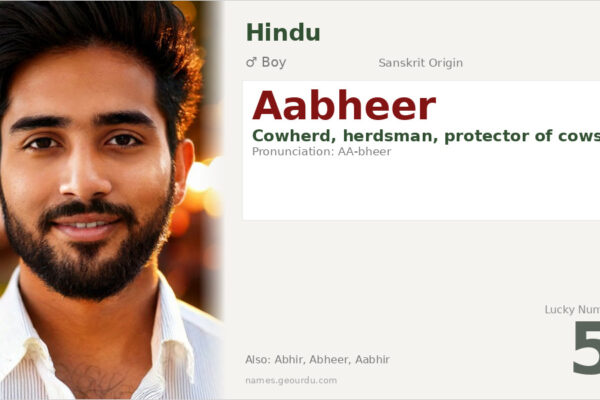 Aabheer Name Meaning — Sanskrit Origin, Boy Hindu Name & Details (2025)