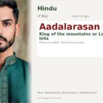 Aadalarasan Name Meaning and Details