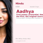 Aadhya Name Meaning and Details