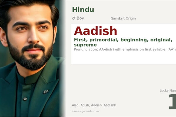 Aadish Name Meaning — Sanskrit Origin, Boy Name & Details (2025)