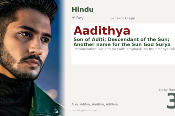 Aadithya Name Meaning — Sanskrit Origin, Boy Hindu Name & Details (2025)