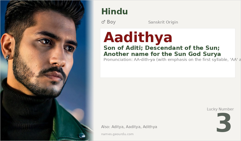 Aadithya Name Meaning and Details