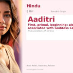 Aaditri Name Meaning and Details