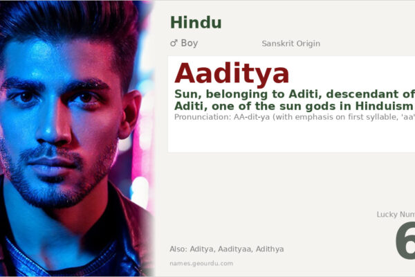 Aaditya Name Meaning — Sanskrit Origin, Boy Name & Hindu Significance (2025)