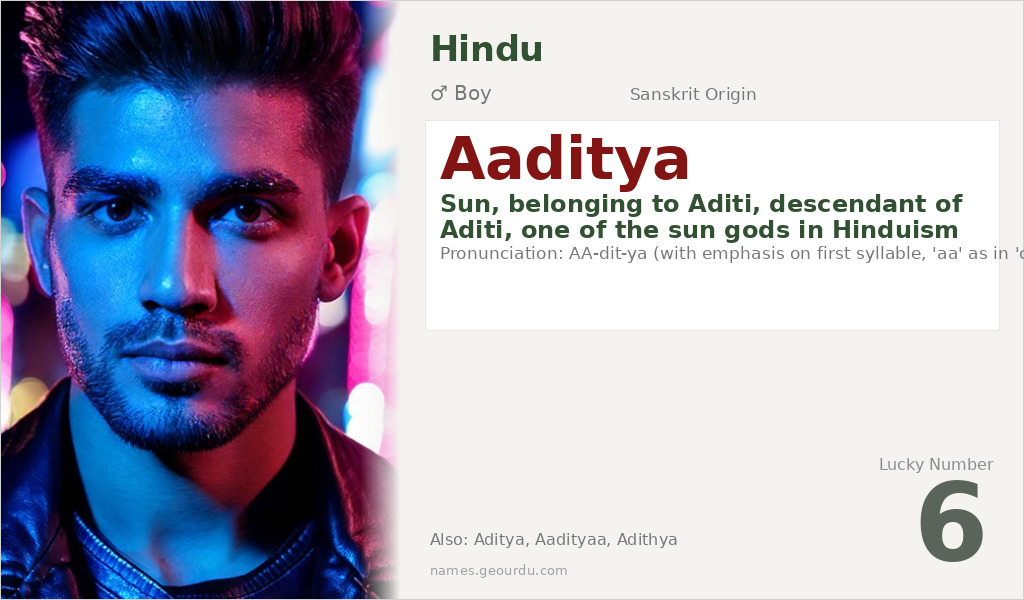 Aaditya Name Meaning and Details
