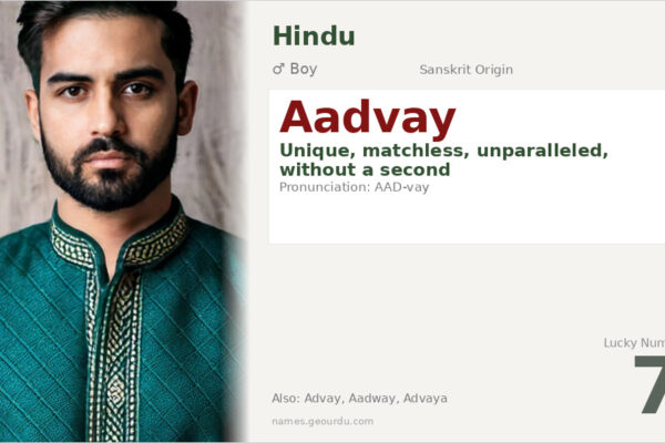 Aadvay Name Meaning — Sanskrit Origin, Boy Name & Details (2025)