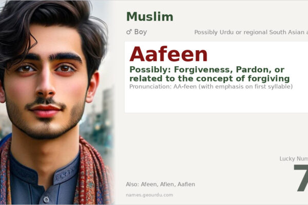 Aafeen Name Meaning — Origin, Gender & Details (2025)