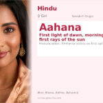 Aahana Name Meaning and Details