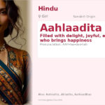 Aahlaadita Name Meaning and Details
