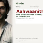 Aahwaanith Name Meaning and Details