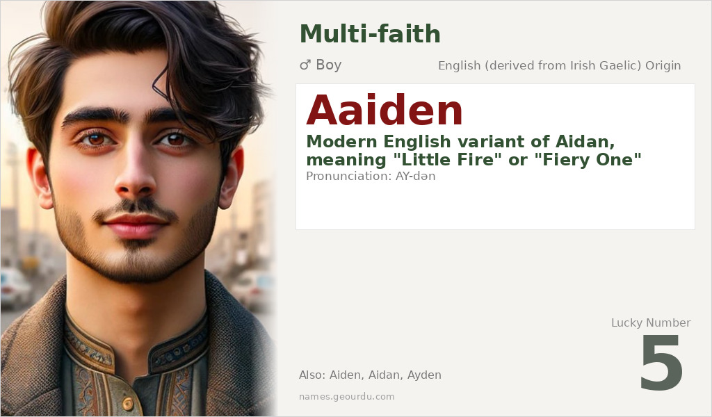 Aaiden Name Meaning and Details