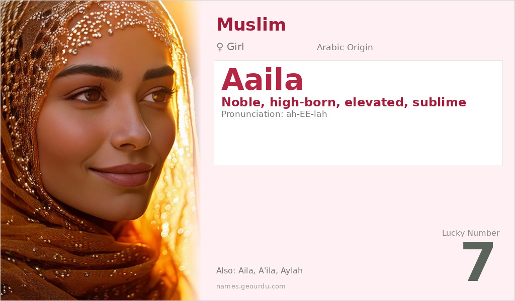 Aaila Name Meaning and Details