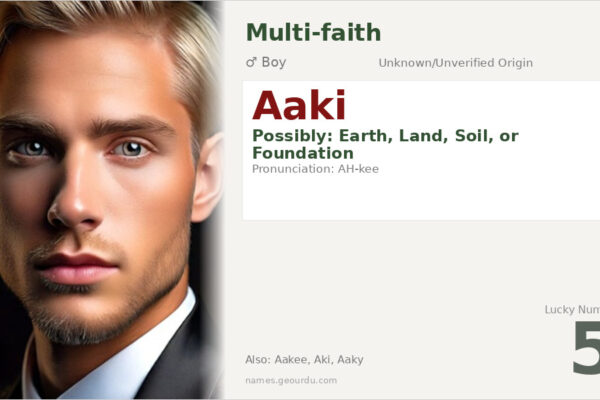 Aaki Name Meaning — Origin, Gender & Details (2025)
