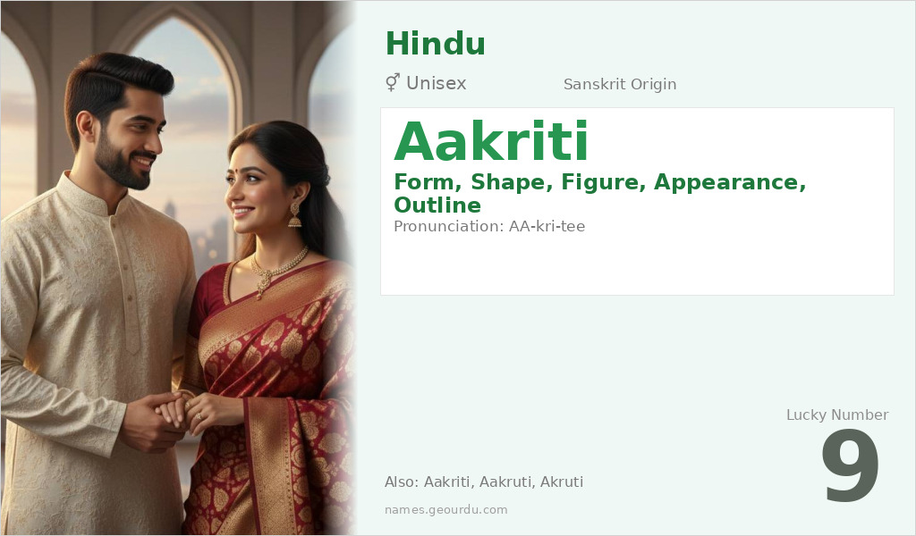 Aakriti Name Meaning and Details