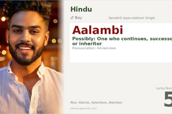 Aalambi Name Meaning — Origin, Gender & Details (2025)