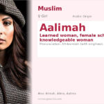 Aalimah Name Meaning and Details