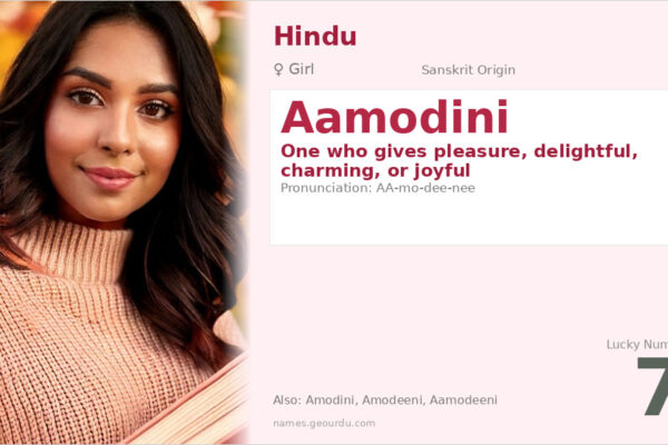 Aamodini Meaning — Sanskrit Origin, Girl Name & Details (2025)