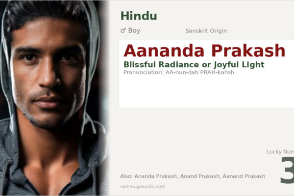 Aananda Prakash Meaning — Sanskrit Origin, Boy Name & Details (2025)