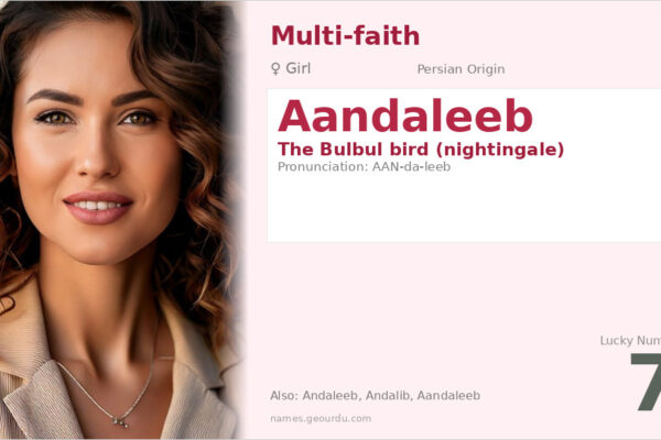 Aandaleeb Name Meaning — Persian Origin, Girl Name & Details (2025)