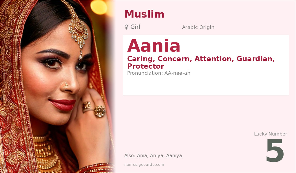 Aania Name Meaning and Details