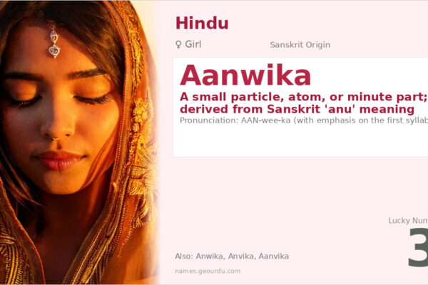 Aanwika Name Meaning — Sanskrit Origin, Girl Name & Details (2025)