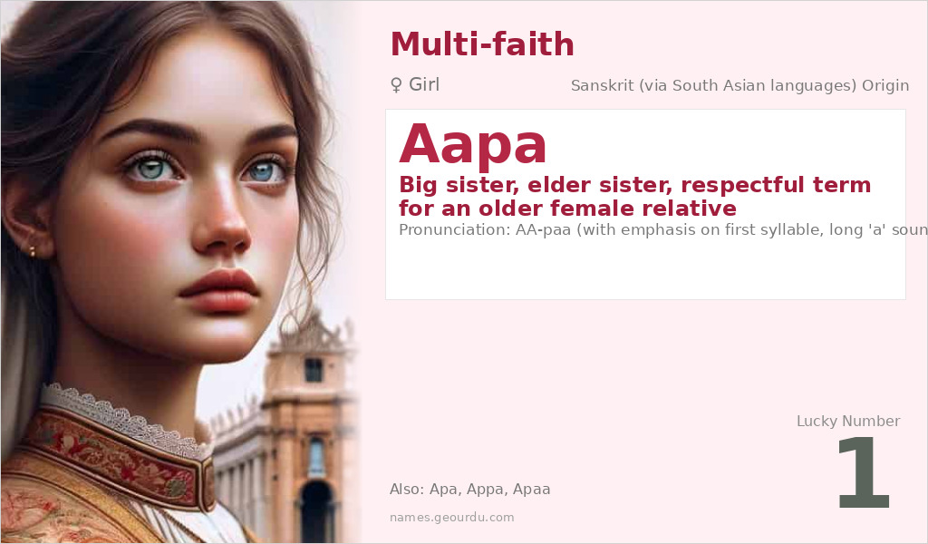 Aapa Name Meaning and Details