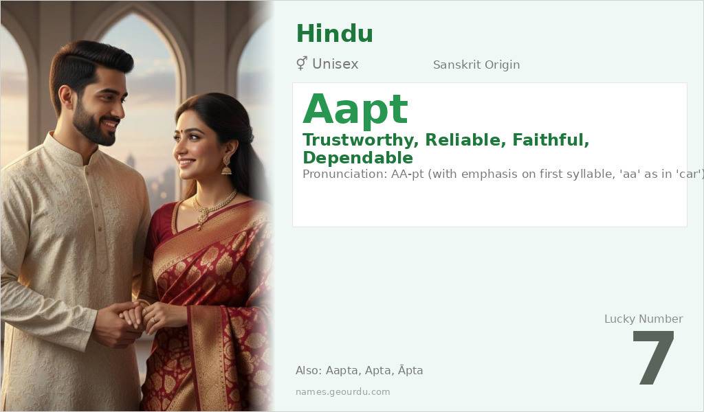 Aapt Name Meaning and Details