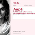 Aapti Name Meaning and Details