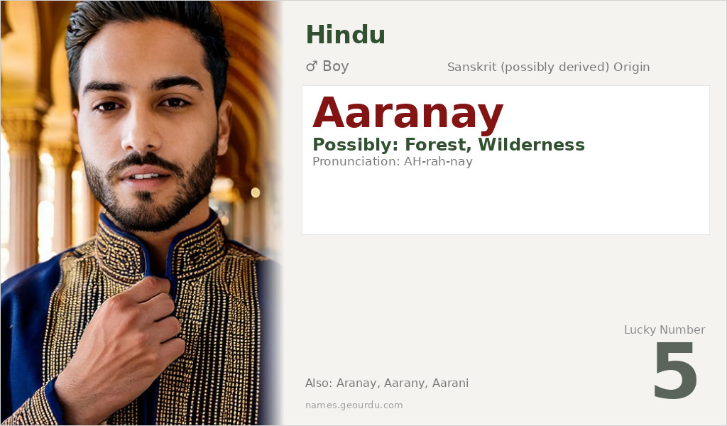 Aaranay Name Meaning and Details