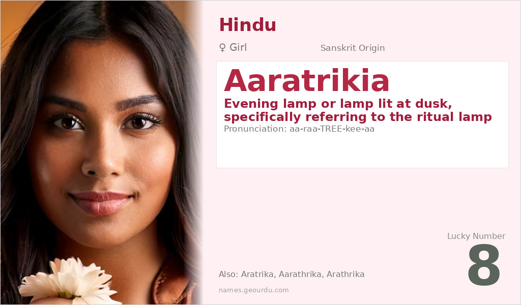 Aaratrikia Name Meaning and Details