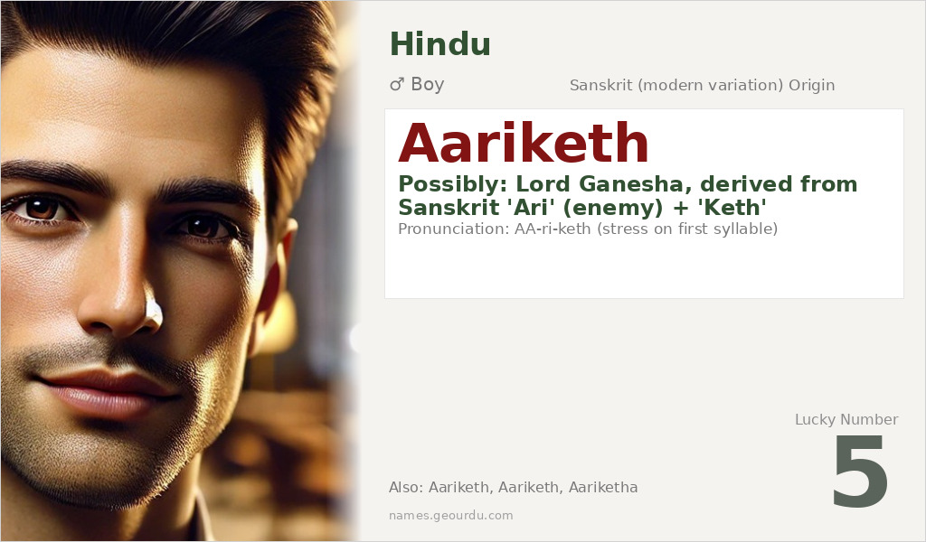 Aariketh Name Meaning and Details