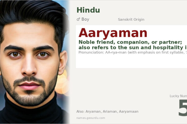 Aaryaman Name Meaning — Sanskrit Origin, Boy Name & Details (2025)
