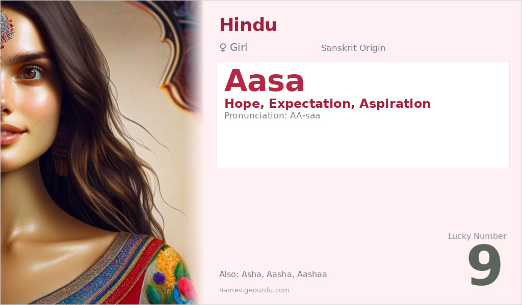 Aasa Name Meaning and Details