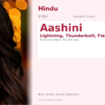 Aashini Name Meaning and Details