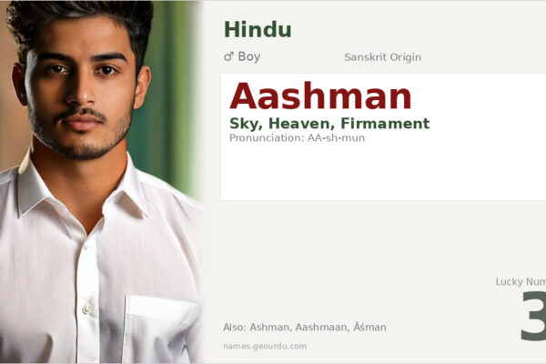 Aashman Name Meaning — Sanskrit Origin, Boy Name & Details (2025)