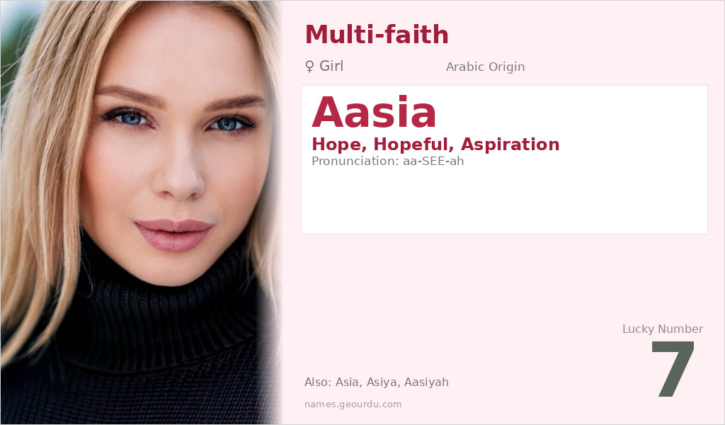 Aasia Name Meaning and Details