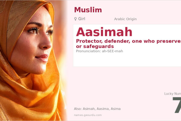 Aasimah Meaning — Arabic Origin, Girl Name & Details (2025)