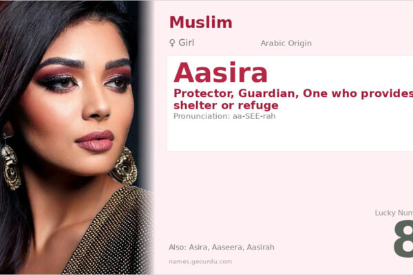 Aasira Name Meaning — Arabic Origin, Girl Name & Details (2025)