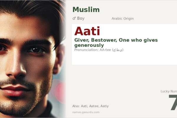 Aati Name Meaning — Arabic Origin, Boy Name & Details (2025)