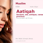 Aatiqah Name Meaning and Details