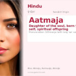 Aatmaja Name Meaning and Details