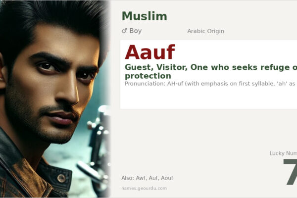 Aauf Name Meaning — Arabic Origin, Boy Name & Islamic Significance (2025)