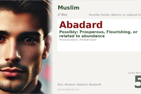 Abadard Name Meaning — Origin, Gender & Details (2025)