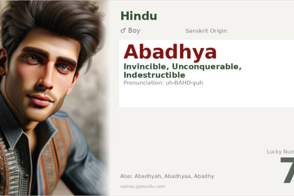 Abadhya Name Meaning — Sanskrit Origin, Boy Name & Details (2025)