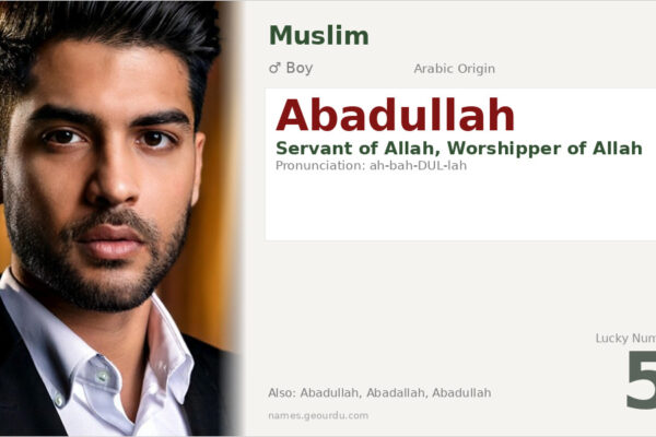 Abadullah Name Meaning — Arabic Origin, Boy Name & Islamic Significance (2025)