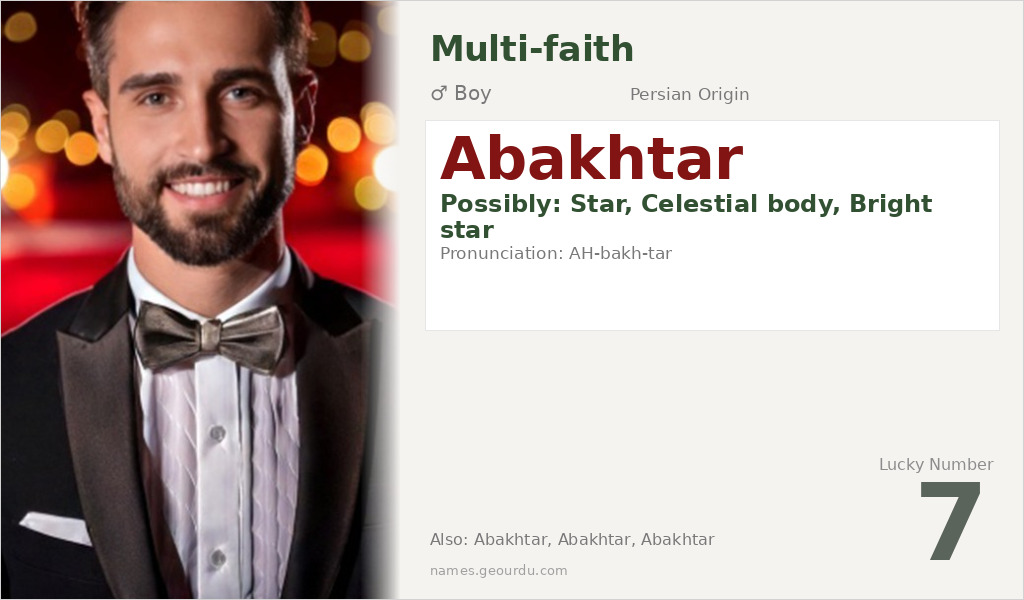 Abakhtar Name Meaning and Details