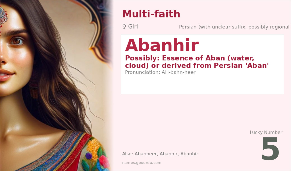 Abanhir Name Meaning and Details